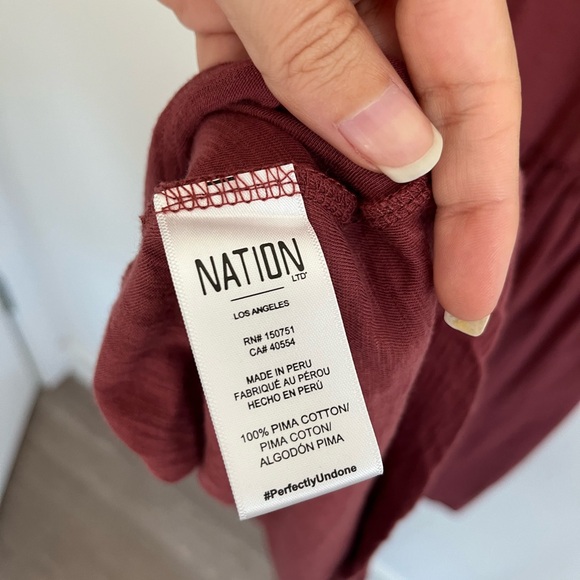 Nation LTD Cadee Dress Rusted Rose size Small - Picture 8 of 15